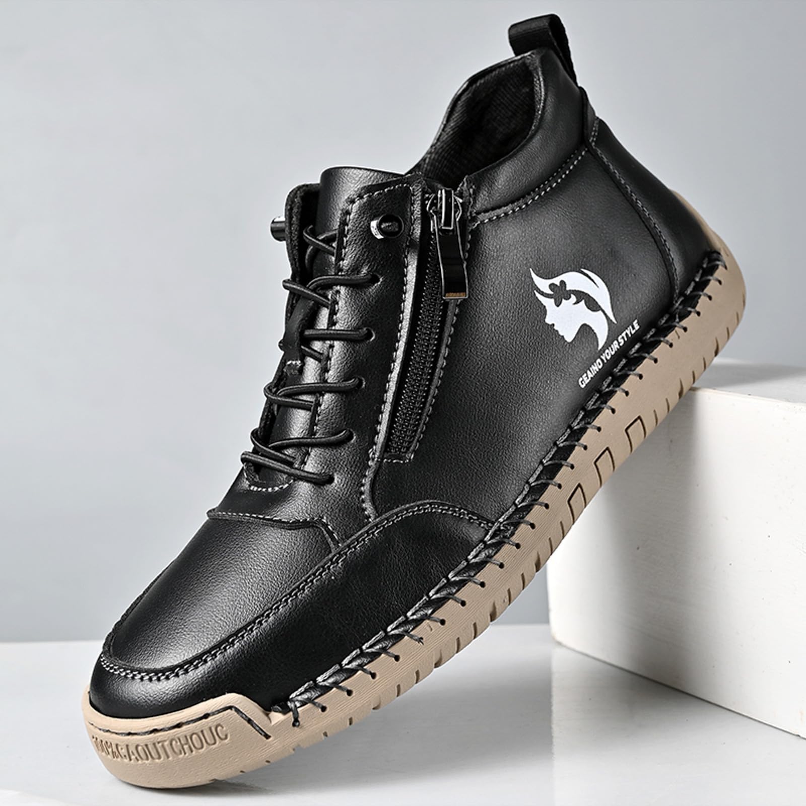 Mocasines casuales para Mujeres Cómodas con Cremallera y Tobillo - Calzado Deportivo Diario