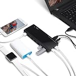 TP-Link Powered USB Hub 3.0 with 7 USB 3.0 Data Ports and 2 Smart Charging USB Ports. Compatible with Windows, Mac, Chrome & Linux OS, with Power On/Off Button, 12V/4A Power Adapter (UH720)