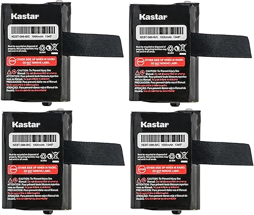 Miniatura 4 de Kastar Paquete de 3 baterías de repuesto para Motorola Radio bidireccional Walkie Talkie 53617 M53617 3XCAAA KEBT-086 KEBT-086-BC BNH-KEBT-086