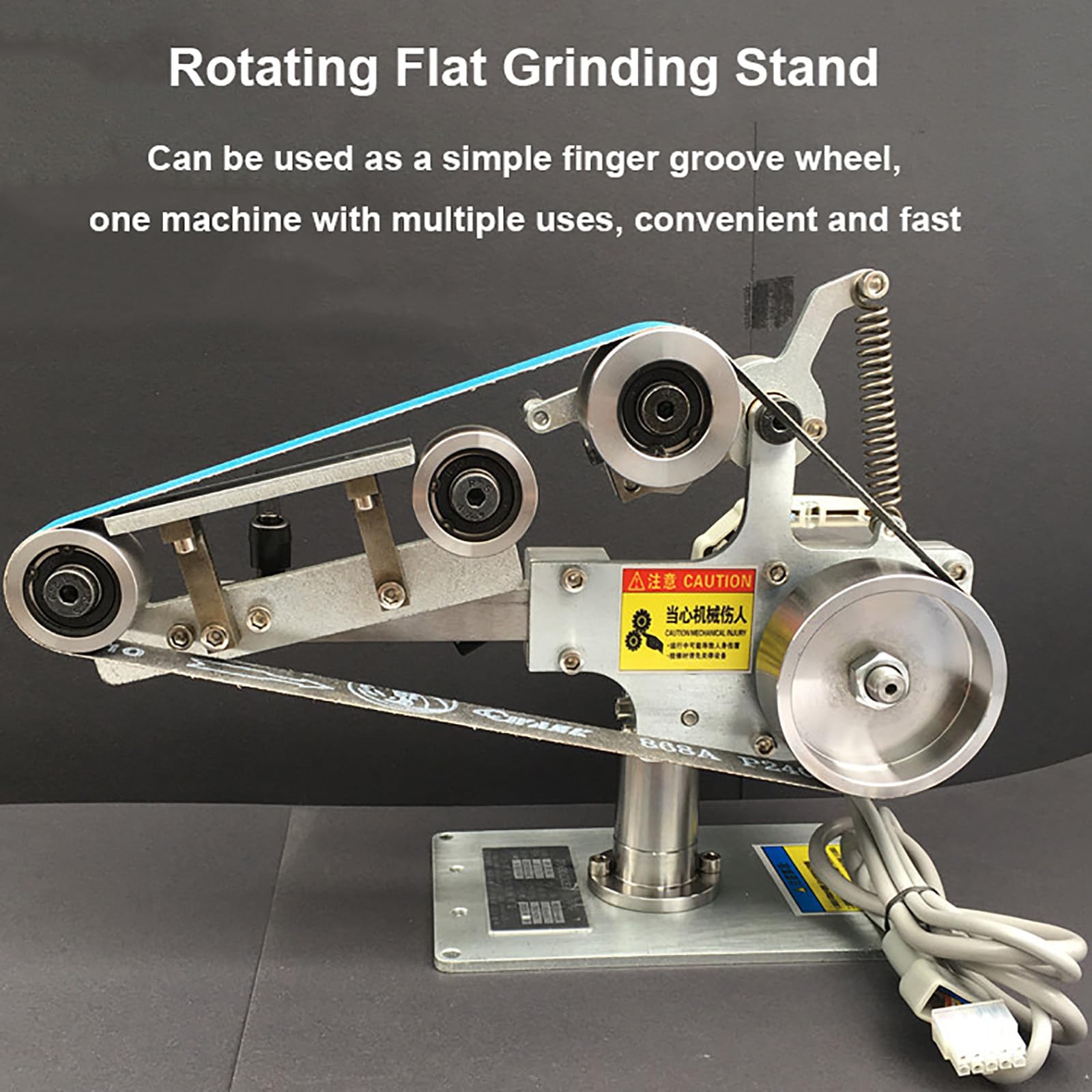 Levigatrice A Nastro 550w, Levigatrice A Nastro Multifunzione 762x25mm, Levigatrice A Nastro Verticale E Orizzontale, Display Digitale della velocità