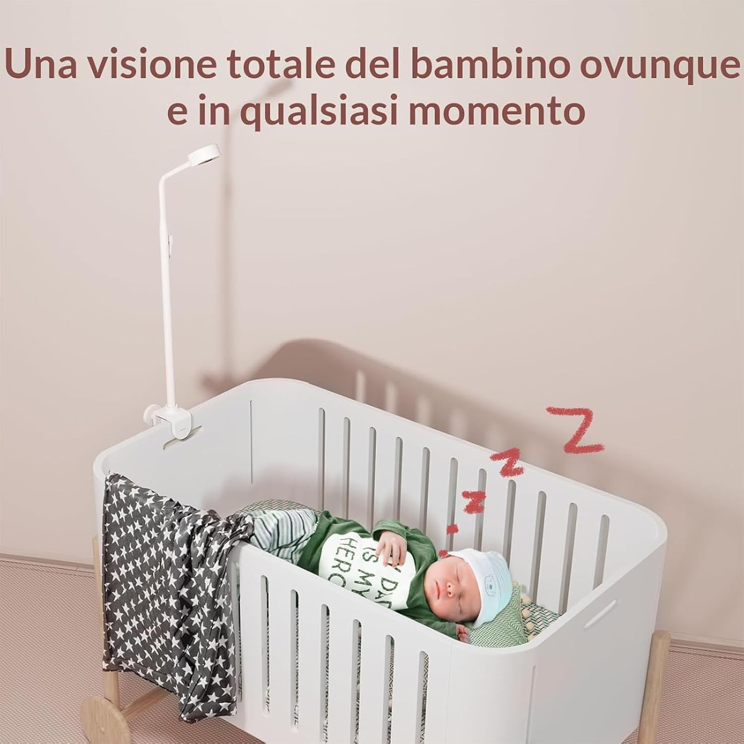 Baby Monitor Netvue 4-in-1 - 1080P, Visione Notturna, Audio Bidirezionale, Analisi Sonno - Foto 10