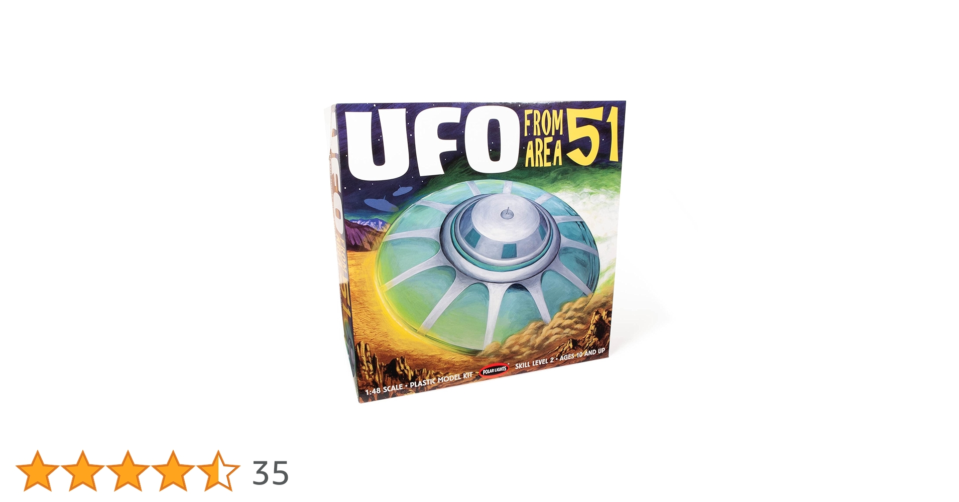 Amazon | ポーラライツ 1/48 エリア51 UFO プラモデル POL982