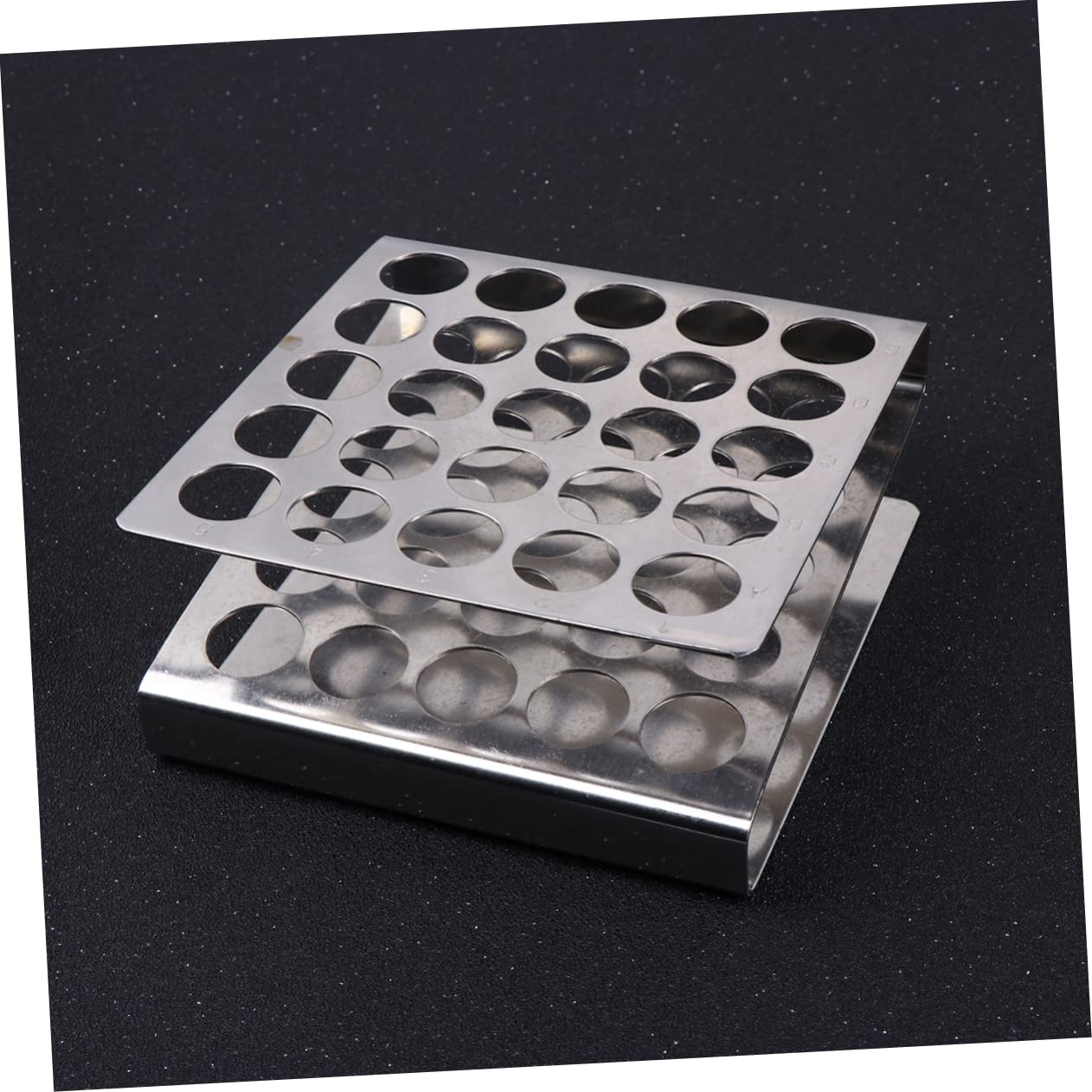 PartyKindom Titolare 3 Pezzi 25 supporto per provette da laboratorio chimica del portaprovette forniture per laboratori scolastici supporto per tubi di prova di legno provetta vassoio