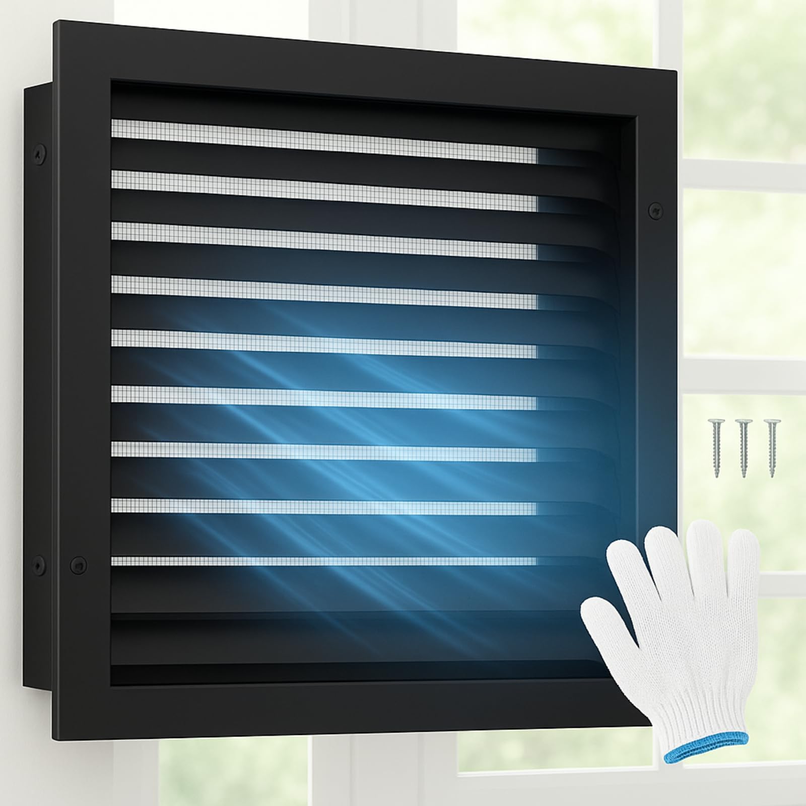 Hicarer 12x12 Gable Vent