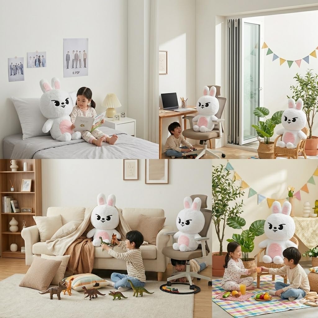 19.7 Inch Large Plush, SKZOO SKZ Plush Big Size Doll Soft Stuffed Animal for Fans Collection & Home Decor-Leebit — view 3