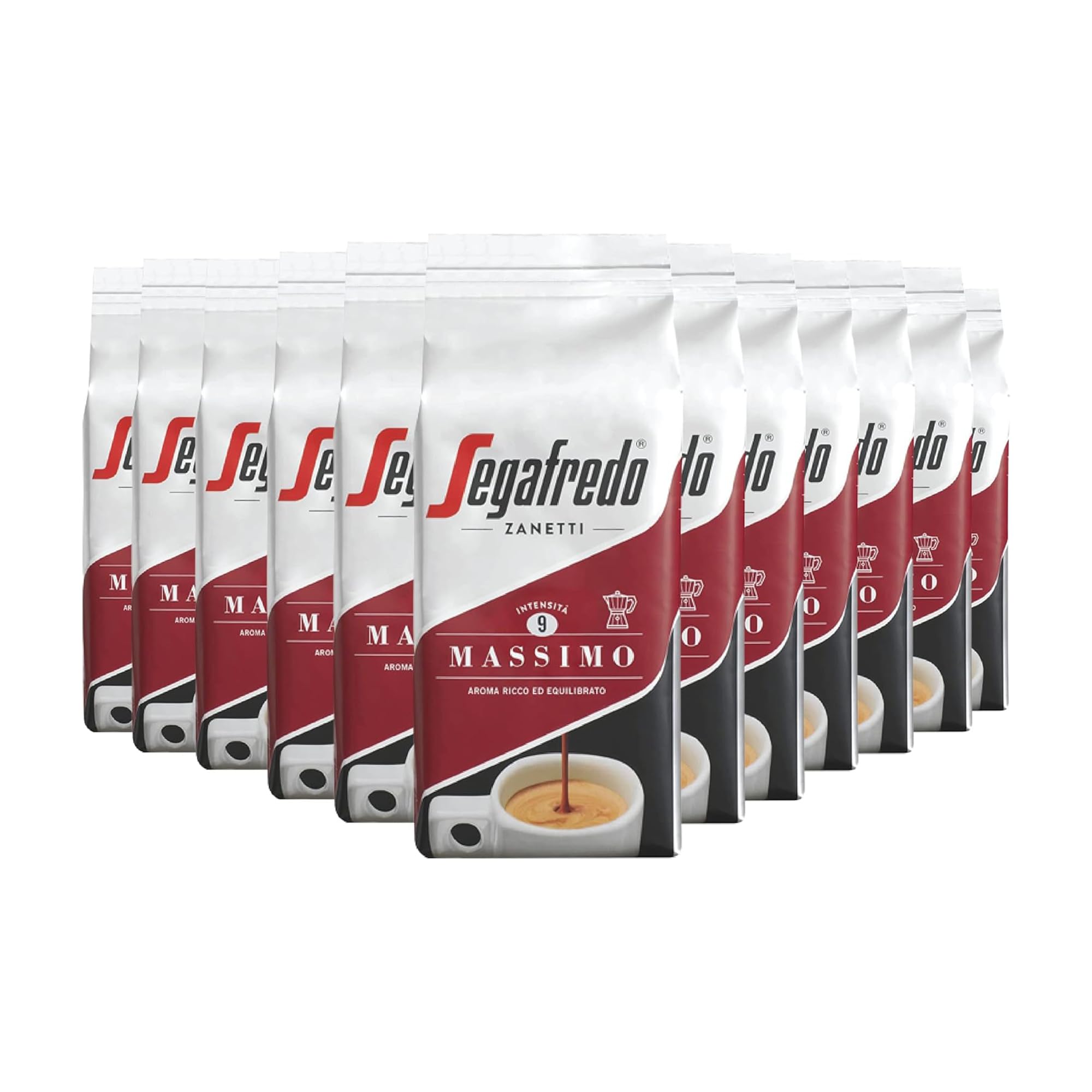 Segafredo Le Classique Massimo, Aroma Ricco and Balanced 12 Packs of 200 g