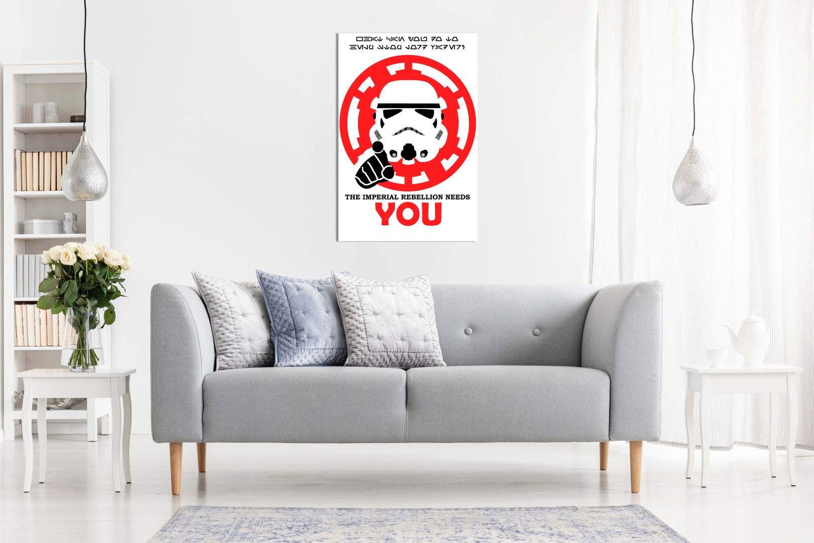 Star Wars Pop Art Rebellion Needs You, stampa artistica su tela, 30 x 20 cm