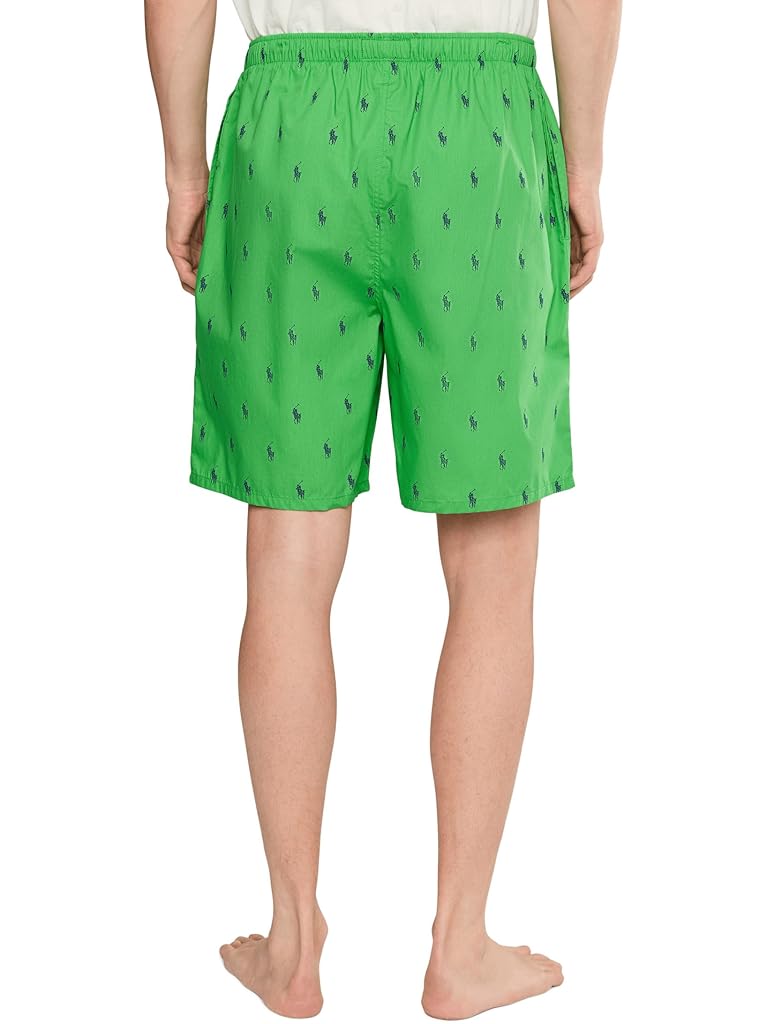 Green Polo Ralph Lauren Woven Sleep Short