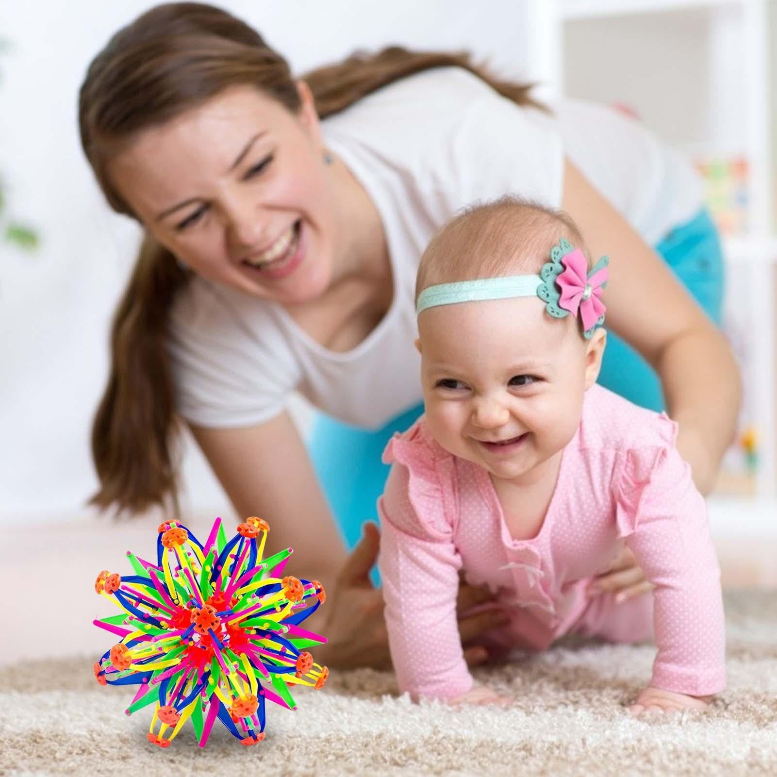 Générique Balle Extensible Magique Boule Respiratoire Jouet Rétractable et Changeable pour Garçons et Filles