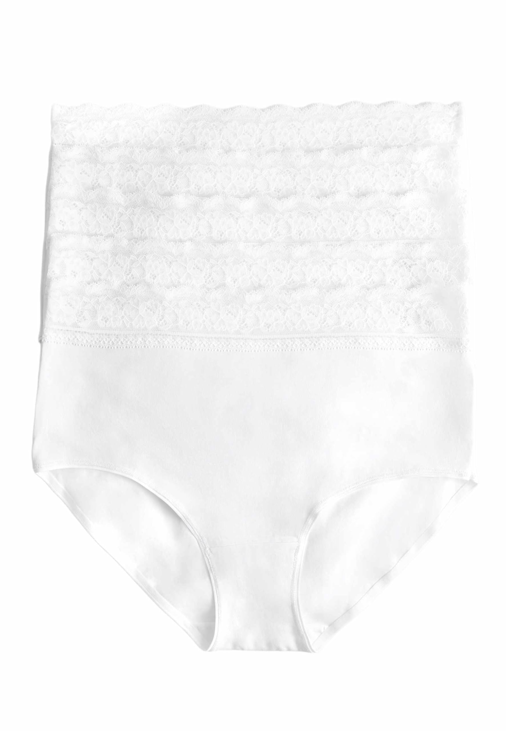 Marks & Spencer Damen Baumwolle Unterhose 5er-Pack Regular | Mit mittlerem Bund, Leicht