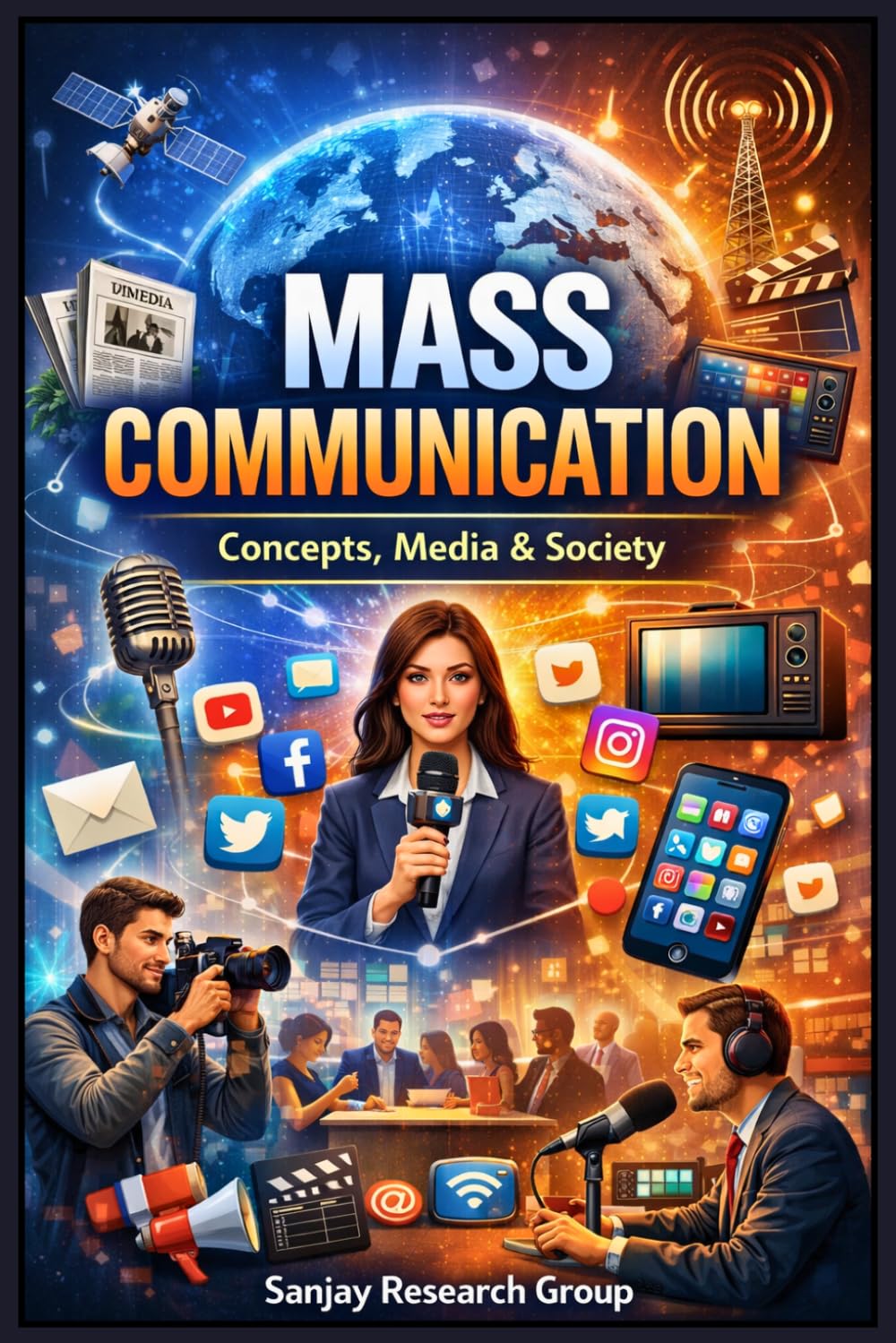 Mass Communication: Concepts Media & Society (Academic Books By Sanjay Mandavi)