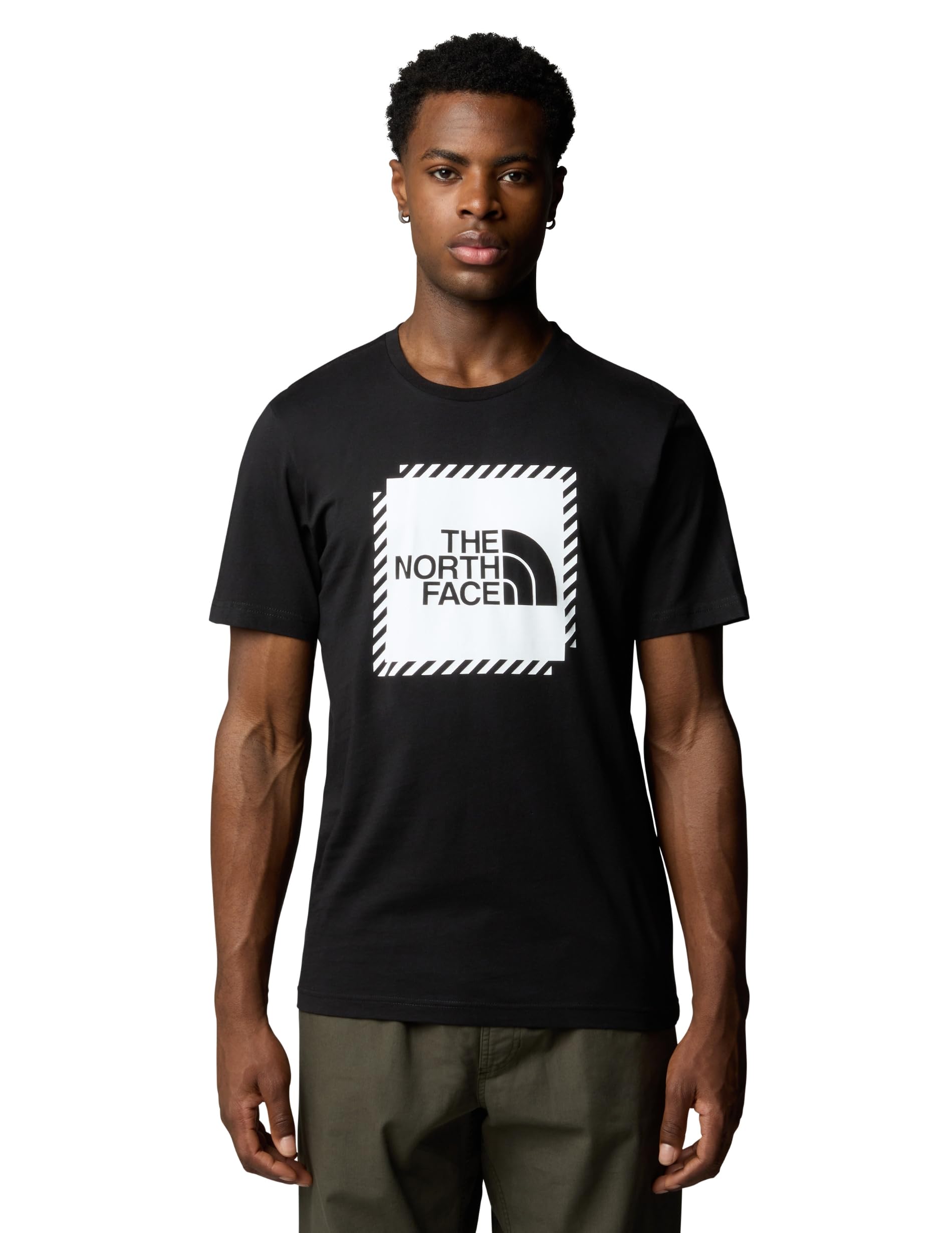 The North Face - Men's Graphic 2 T-Shirt Standard Fit Tee - Crew Neck - TNF Black, XS