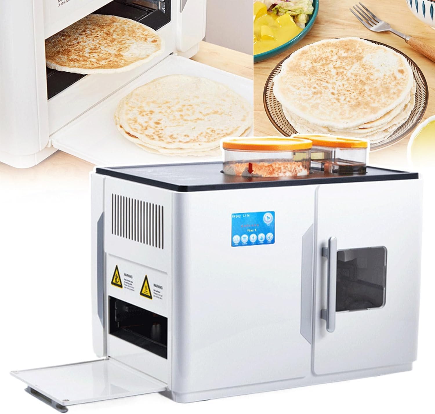 Fully Automatic Roti Chapati Maker, Commercial Bread Maker, 1800W, Automatic, For Home Roti Maker Rotimatic, For Baking 8 Delicious Flatbreads