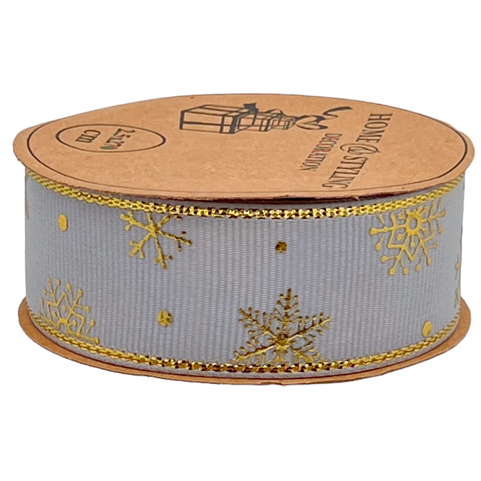 Lot de 15 rubans cadeaux de Noël en tissu, ruban d'emballage en satin de polyester pour décoration, emballage cadeau, bricolage, ruban cadeau de Noël 15 x 270 cm (total 40,5 m)