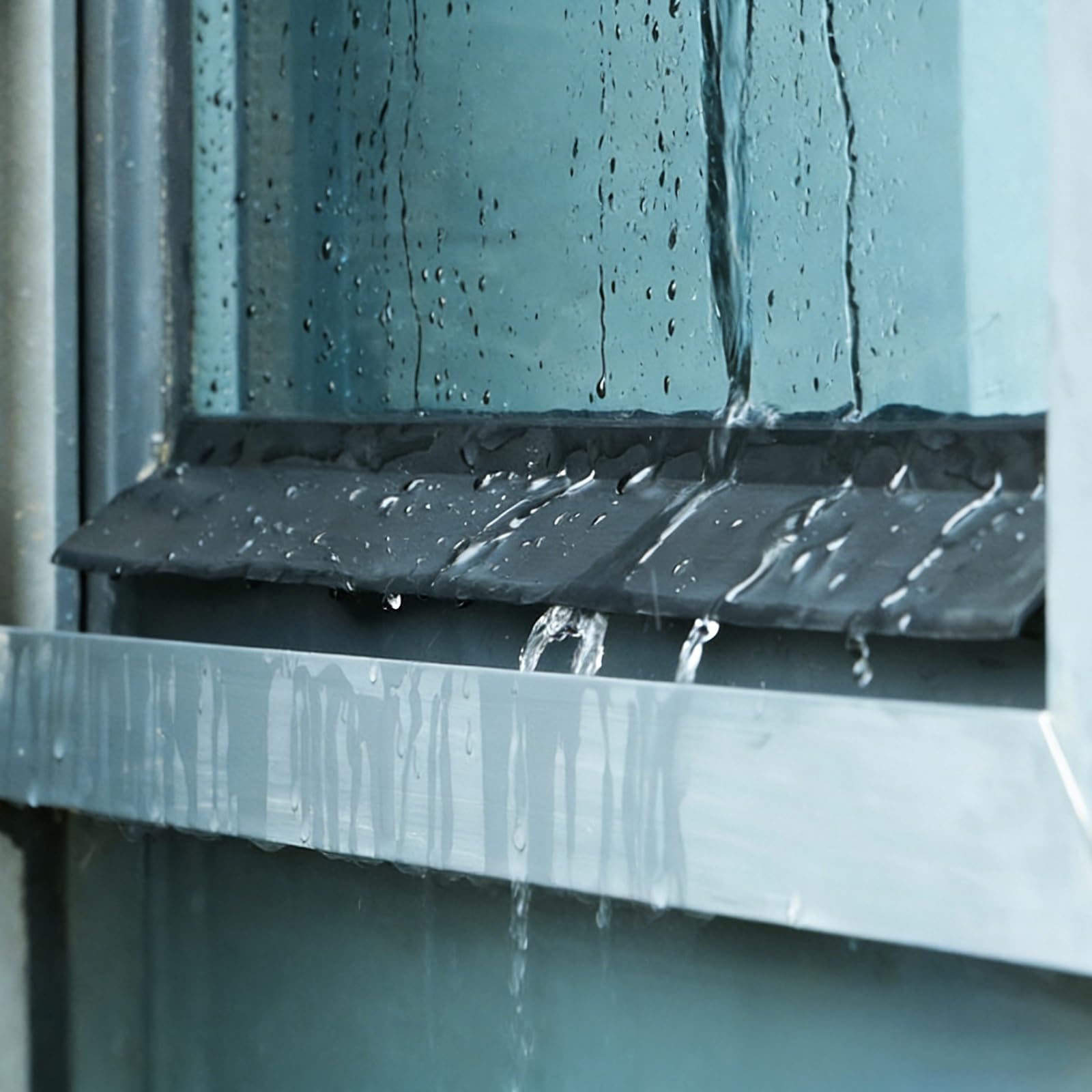 Protectores de lluvia de goma para ventanas y deflectores bloqueadores de goteo