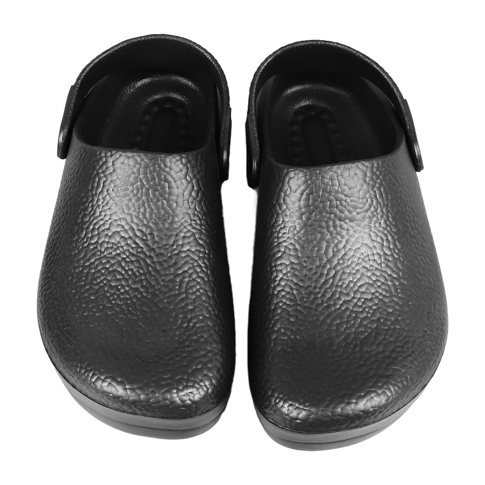 HEEPDD Slip Design, Backless Shoes for Summer Breathability and Comfortable Chef Shoes (41) Black