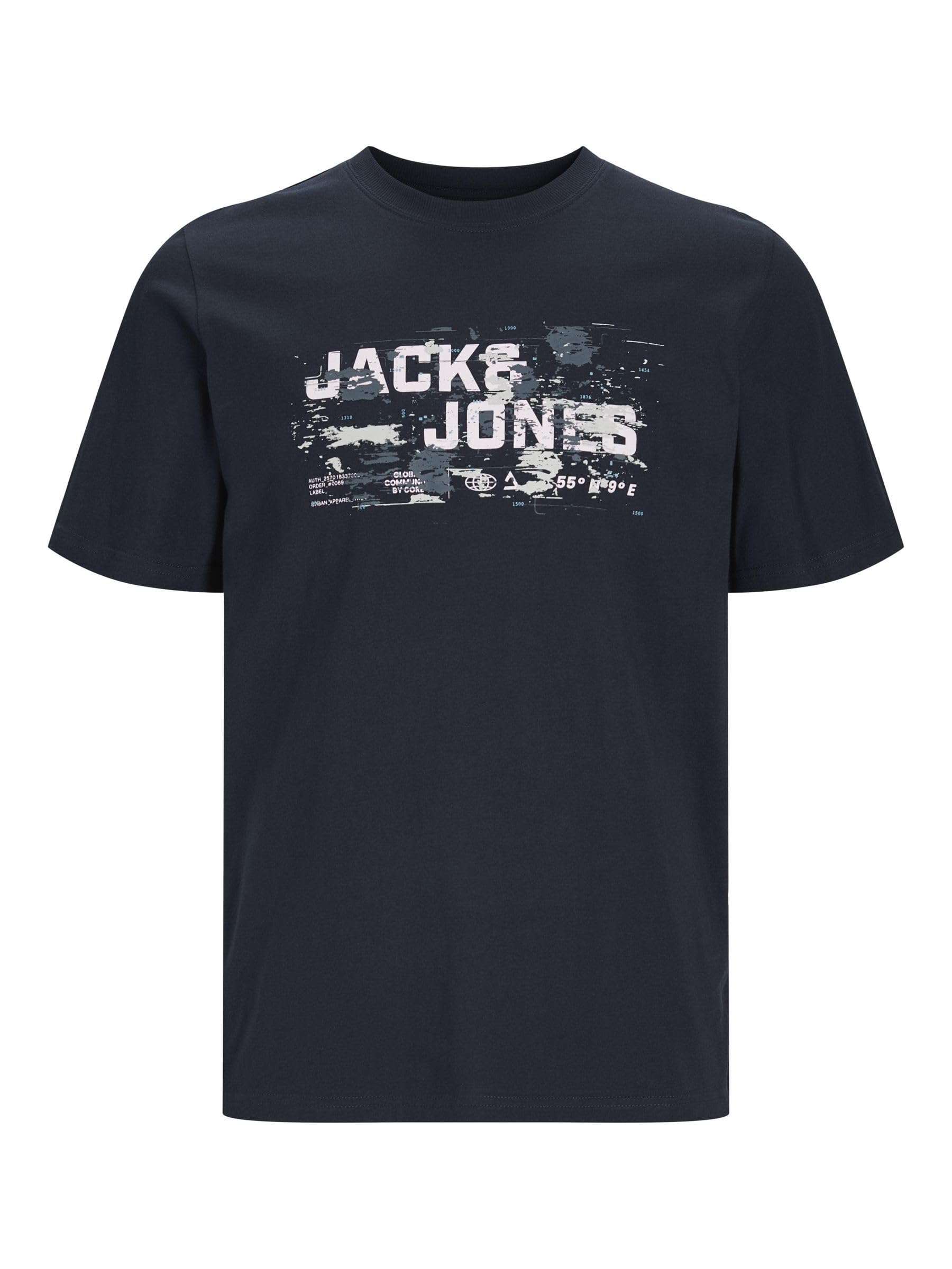 Jack & Jones Jcooutdoor Logo tee SS Crew Neck Sn Camiseta para Hombre