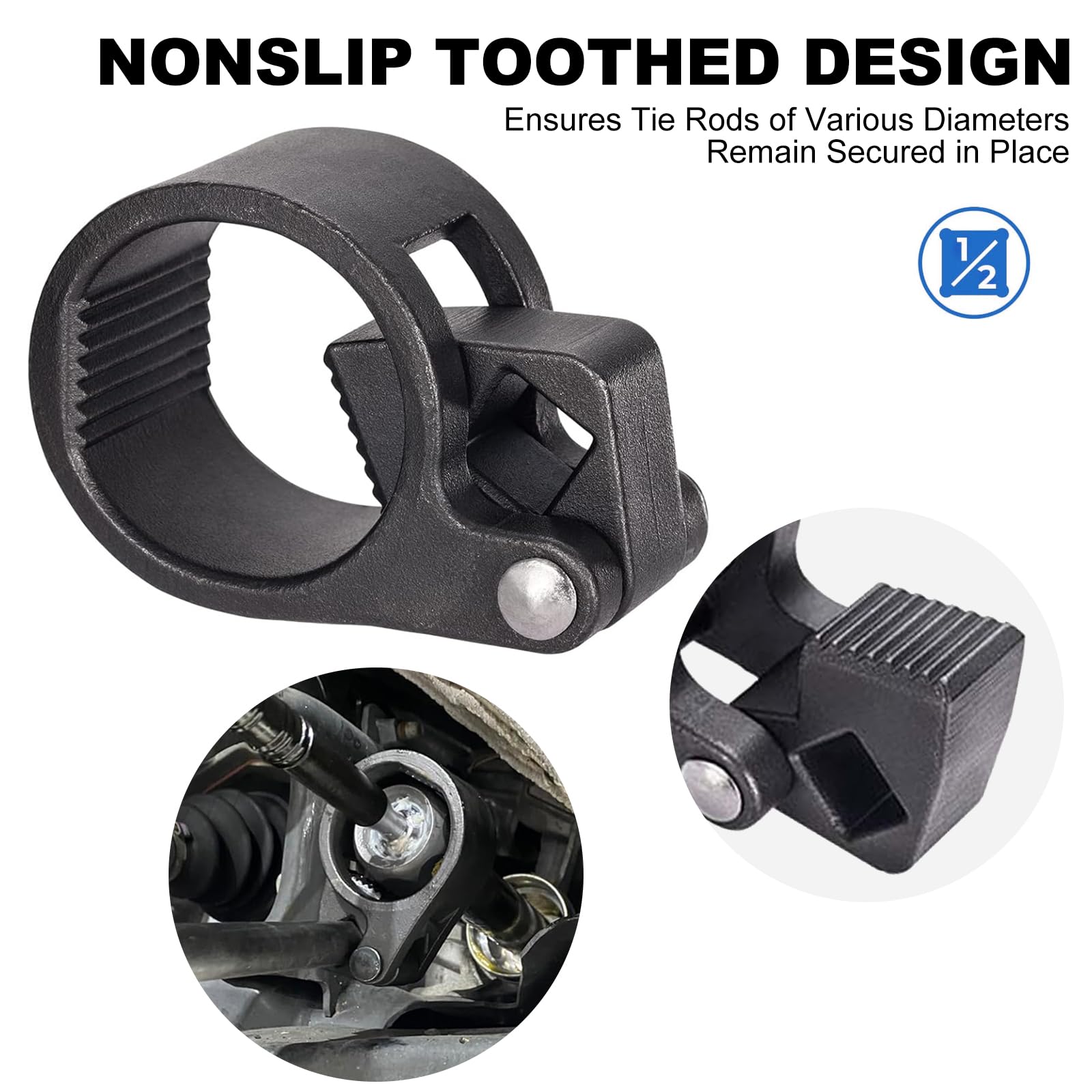 Abn Kit Rimozione Tirante Interno SAE 1/2'', Set Con Estrattore E 3 Adattatori, Custodia Inclusa - 2