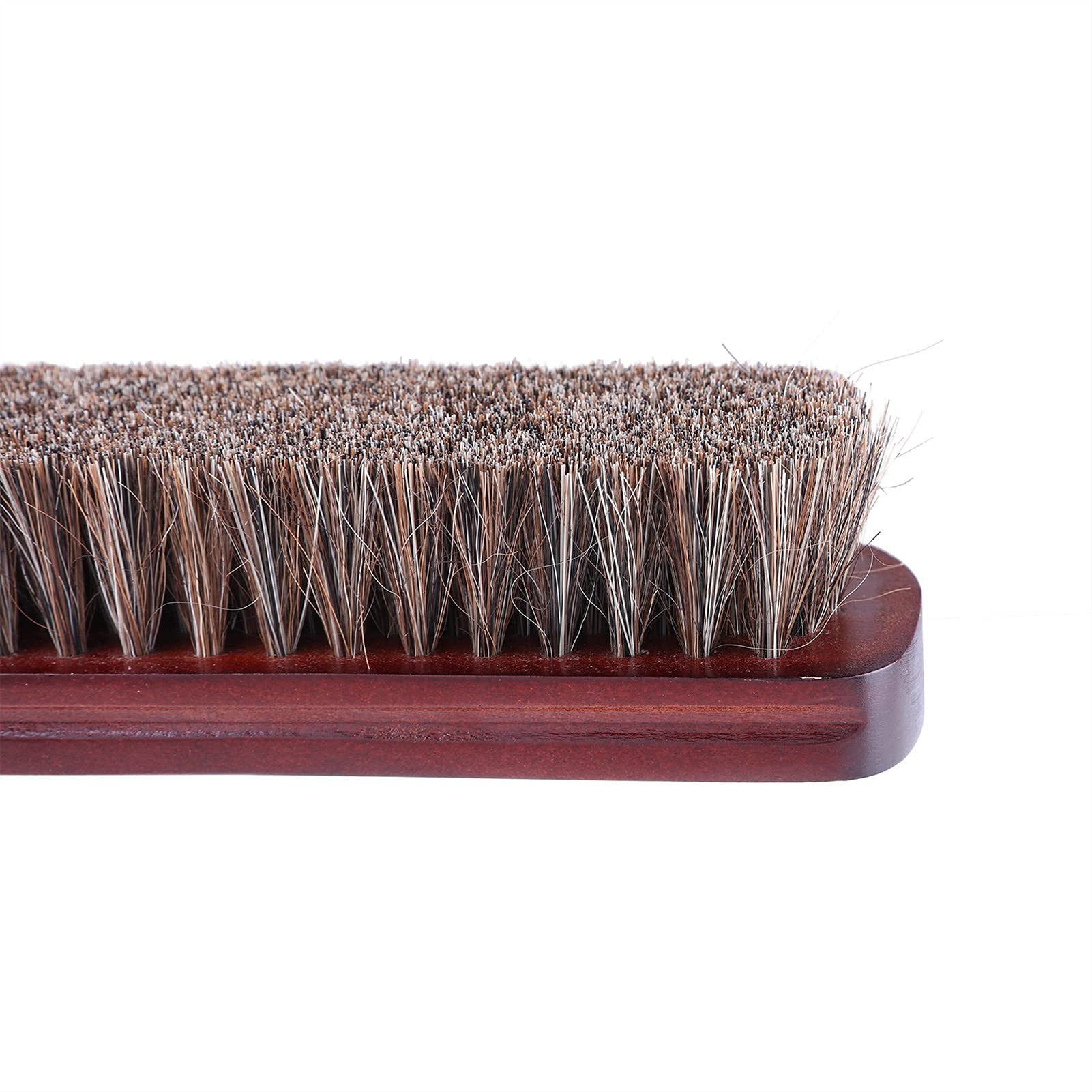 Brosse à Chaussures, brosses de Brillance, Outil grattage avec Poils Cheval for Bottes, et Autres Cuirs