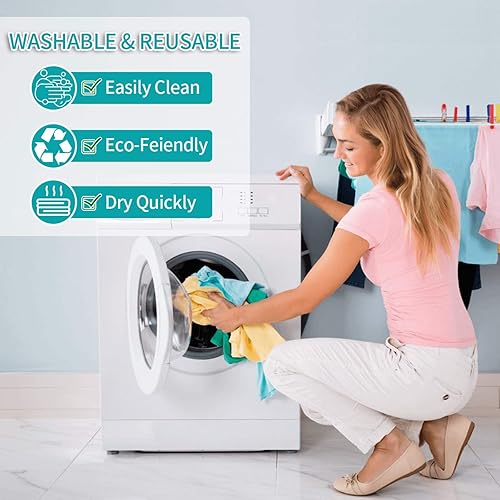 Miniatura 8 de Famame Bolsa de lona grande para mujer, bolsa de hombro casual, reutilizable, multiusos, bolsa de compras para exteriores