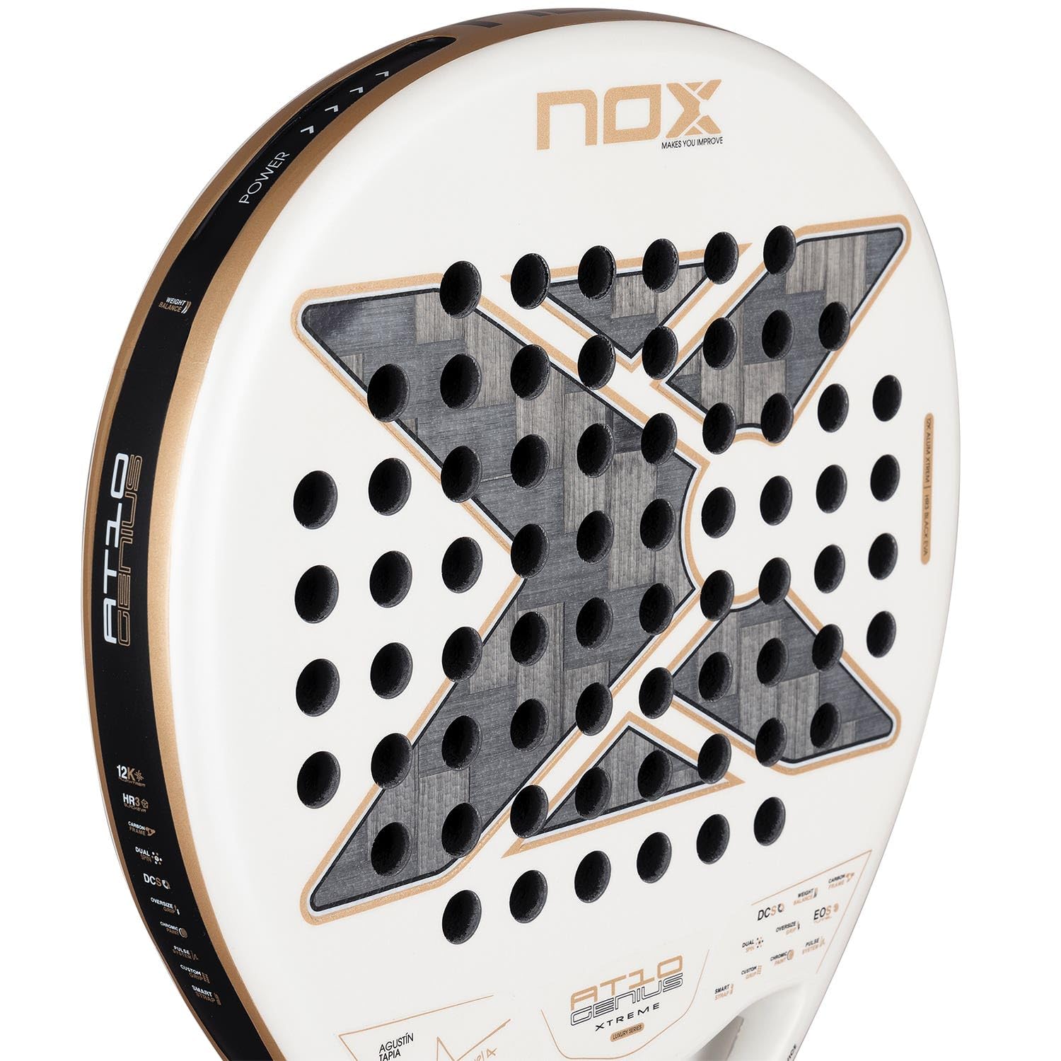 NOX Racchetta Padel At10 Genius 12K Unica