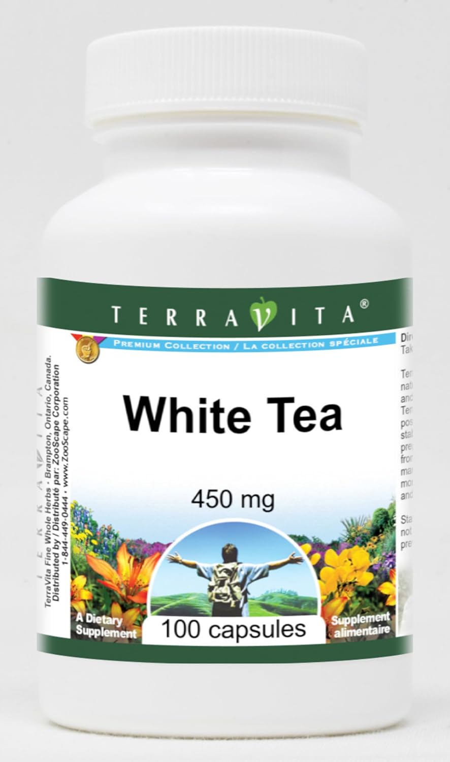 White Tea - 450 mg (100 Capsules, ZIN: 521907) - 3 Pack