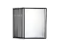 Vista 6 de Tarifold DJOIS Desktop Reference & Display System - Durable Metal Base & Polypropylene - Letter-Size - 10 Double-Sided Pockets - 20 Sheet Capacity