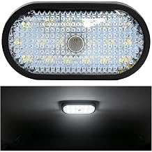 Car LED Dome Light, 18 LEDs Wireless Vehicle Interior Reading Lamp Ceiling Roof Light, Universal USB Rechargeable Dome Lamp Magnetic Trunk Lights for Cars RVs Trucks