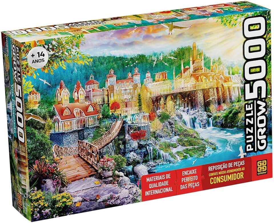 Quebra-Cabeça Vila Encantada 5000 peças