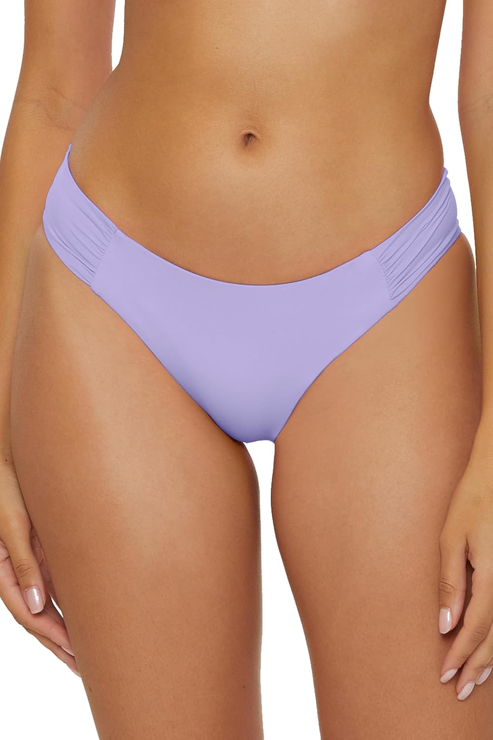 BECCA Women's Color Code Hipster Bikini Bottom, Cheeky Coverage, Swimwear Separates