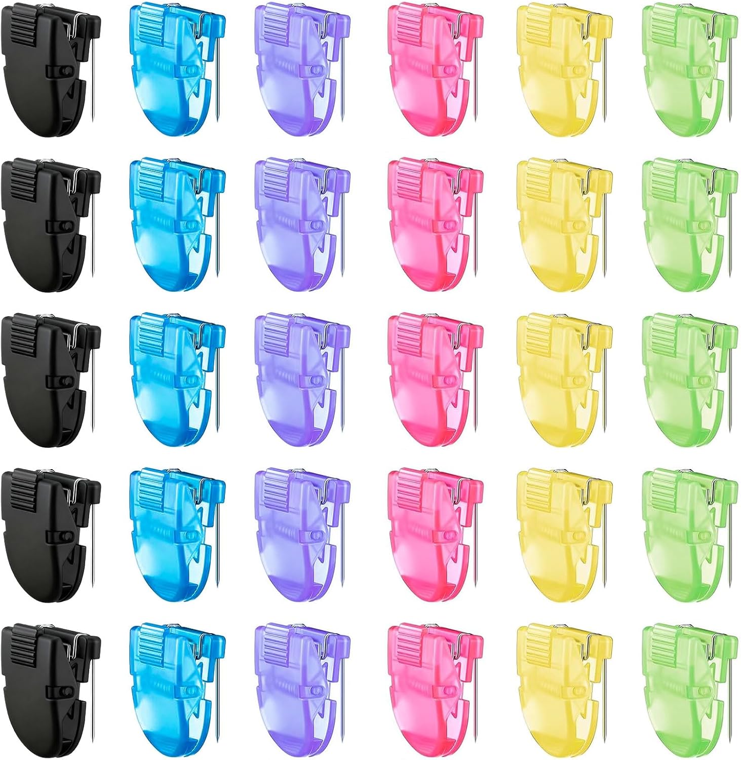 Amazon.com: MXCOIRTP 30pcs Cubicle Clips for Walls, Push Pin Clips for ...