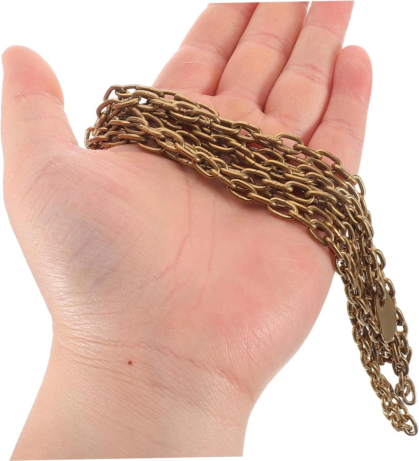 IMIKEYA Heavy Duty Steel Pendulum Chain for Floor Clocks Corrosion Resistant Replacement Clock Parts Hanging Chain Winding