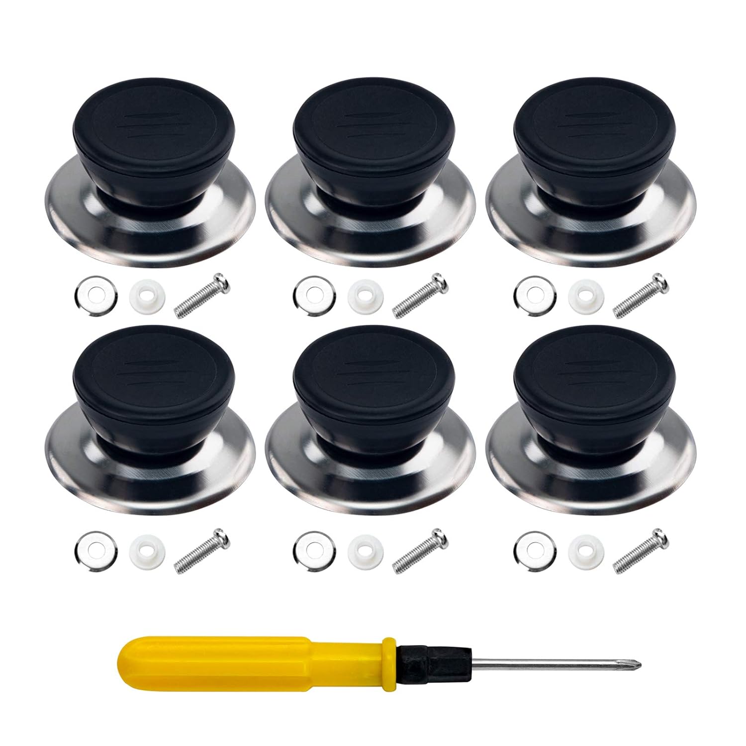 Buy 6PCS Pot Lid Knobs, Universal Kitchen Cookware Replacement Pan Lid