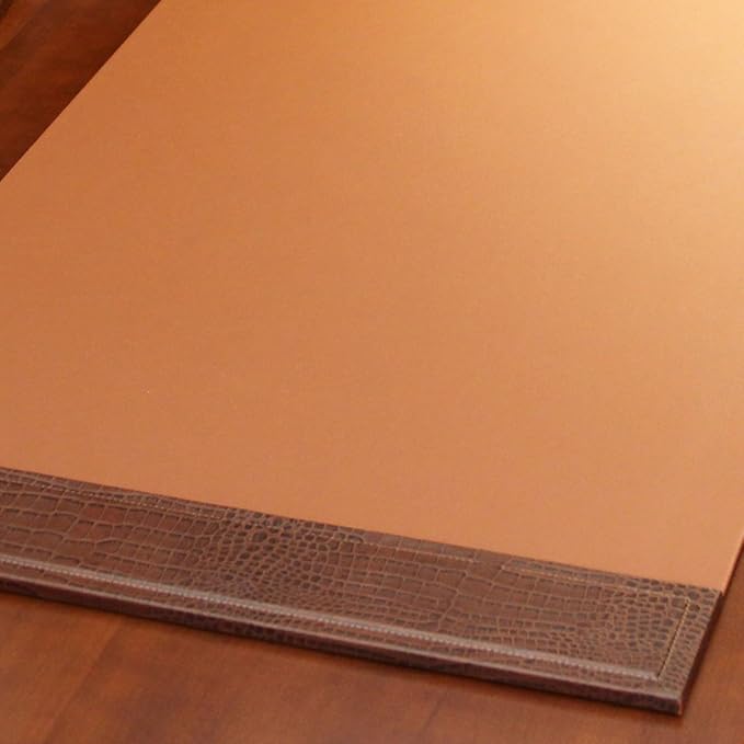 Escritorio de Cuero Crocodile Embossed con Laterales 34x20 Pulgadas miniatura 7