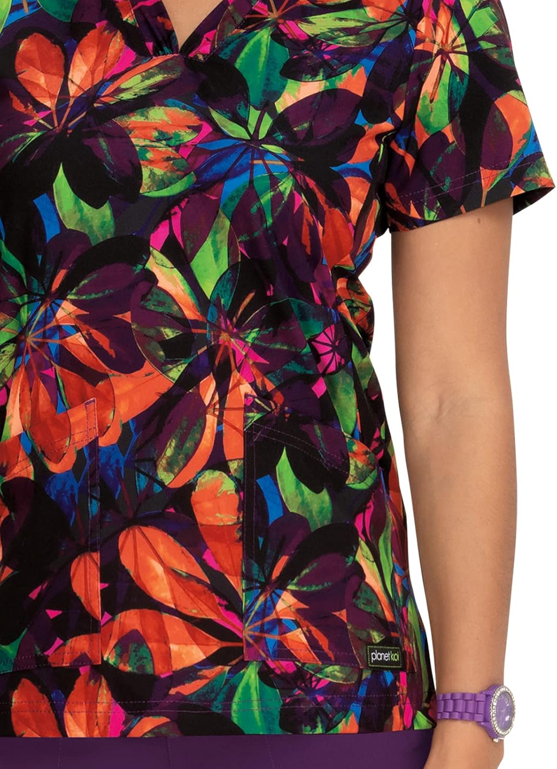 KOI Planet Women's Aria Scrub Top: Clothing, Shoes & Jewelry