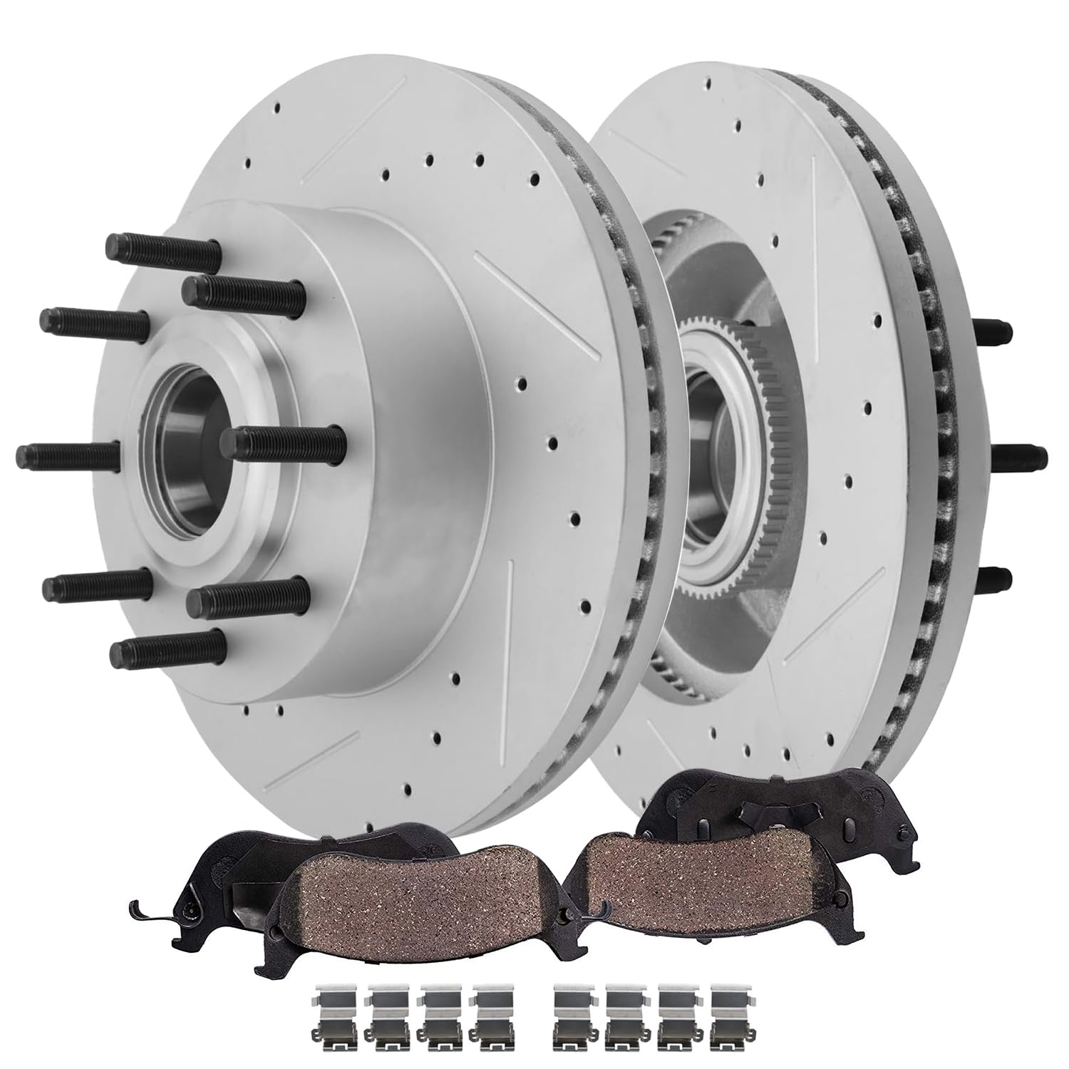 Detroit Axle - RWD Front Brake Kit for Ford 2012-2022 F-250 Super Duty