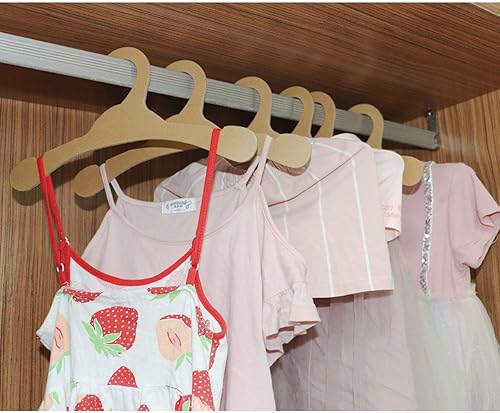 Miniatura 4 de Perchas de cartón, perchas de cartón respetuosas con el medio ambiente, 32 piezas de perchas de bebé, duraderas, perchas de madera para bebé,