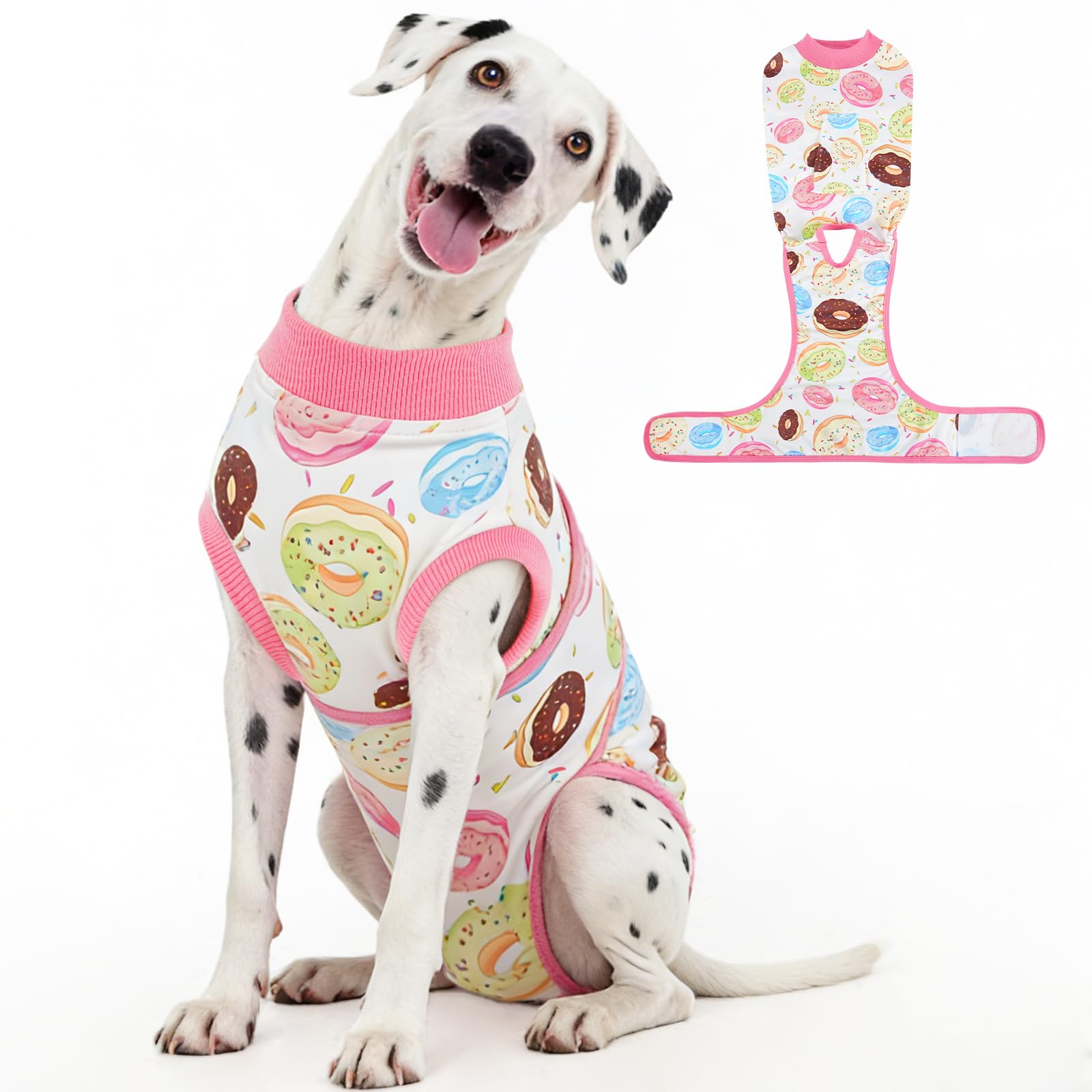 Kuoser Dog Recovery Suit,Dogs Surgical Recovery Suits Female Male, Soft Puppy Post Body Vest, Onesie Doggie Bodysuit after Surgery