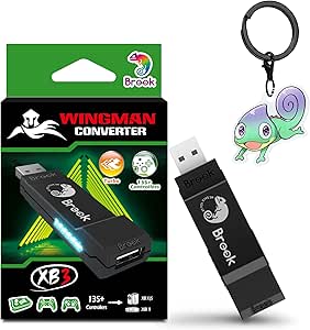 Brook Wingman XB 3 Converter - Unleash the Power of Cross-Platform Gaming, Wireless Controller Adapter for New XB Series X/S, One Consoles and PC(X-Input), Supports Remap and Turbo [Exclusive Version]