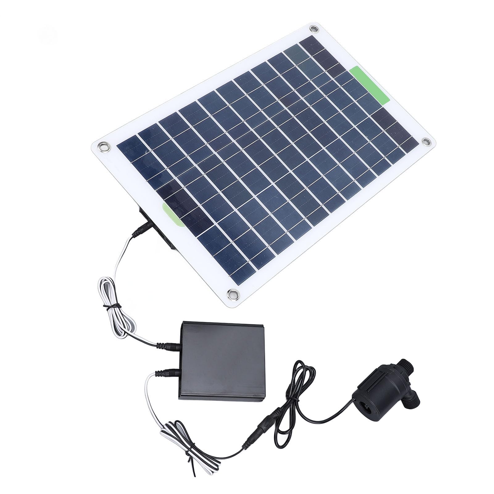 Solar-Wasserpumpe, 100 W, Hocheffizienter Monokristalliner Panel-Energiespeicher für Garten, Pool und Außenbereich