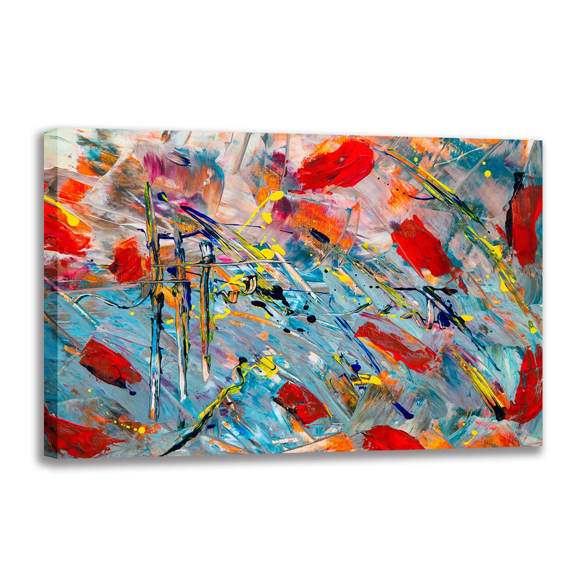Peinture impression sur toile haut de gamme art abstrait Five-Seller oeuvre colorée de luxe