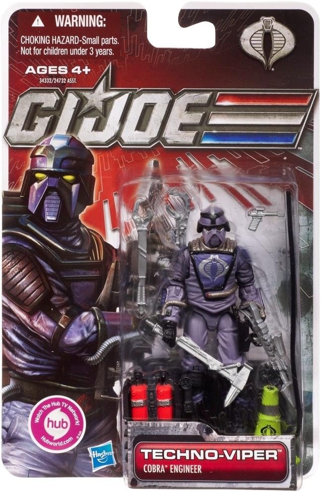 G.I. Joe 30th Anniversary 3 3/4 Inch Action Figure Techno Viper Cobra Engineer by Hasbro