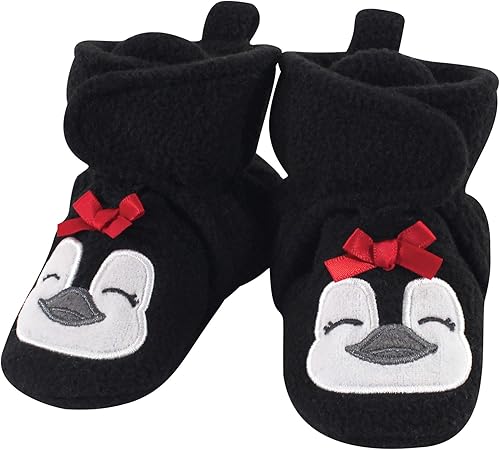 Hudson Baby - Conjunto de accesorios de invierno, botines de forro de vellón unisex para niños