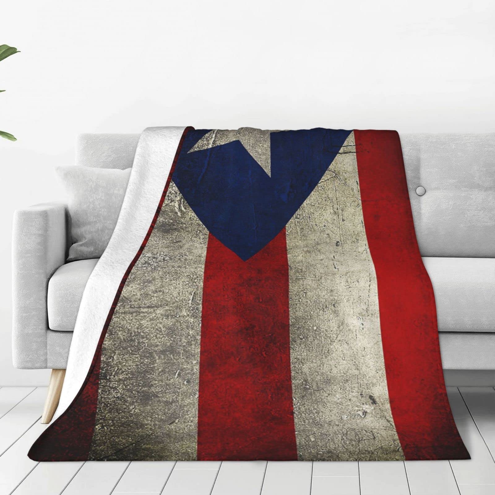 Plaid Porto Rico super doux en flanelle pour des soirées cocooning et chaleureuses au salon