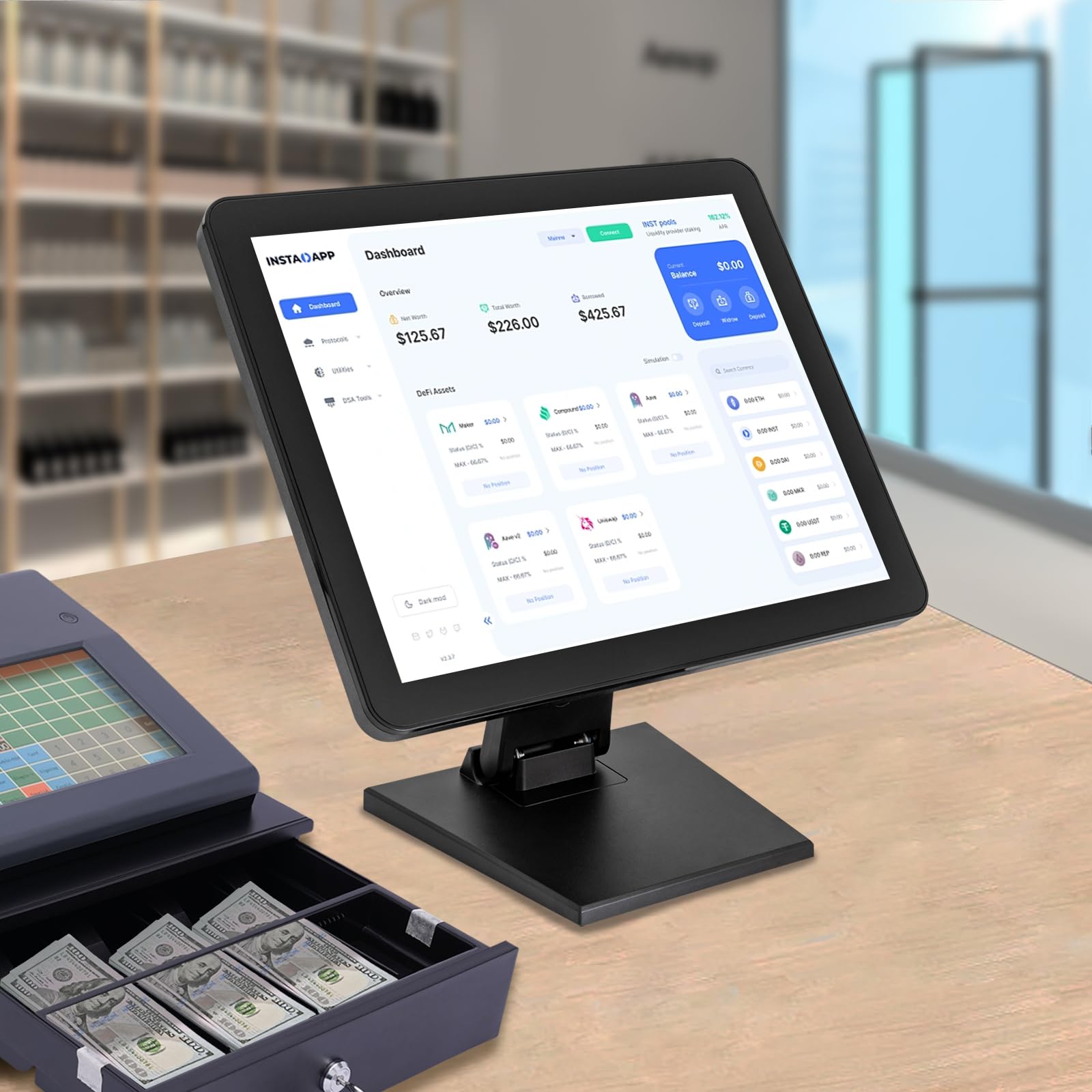 Amazon.com: 17in Electronic Cash Register,Touch Screen Cash