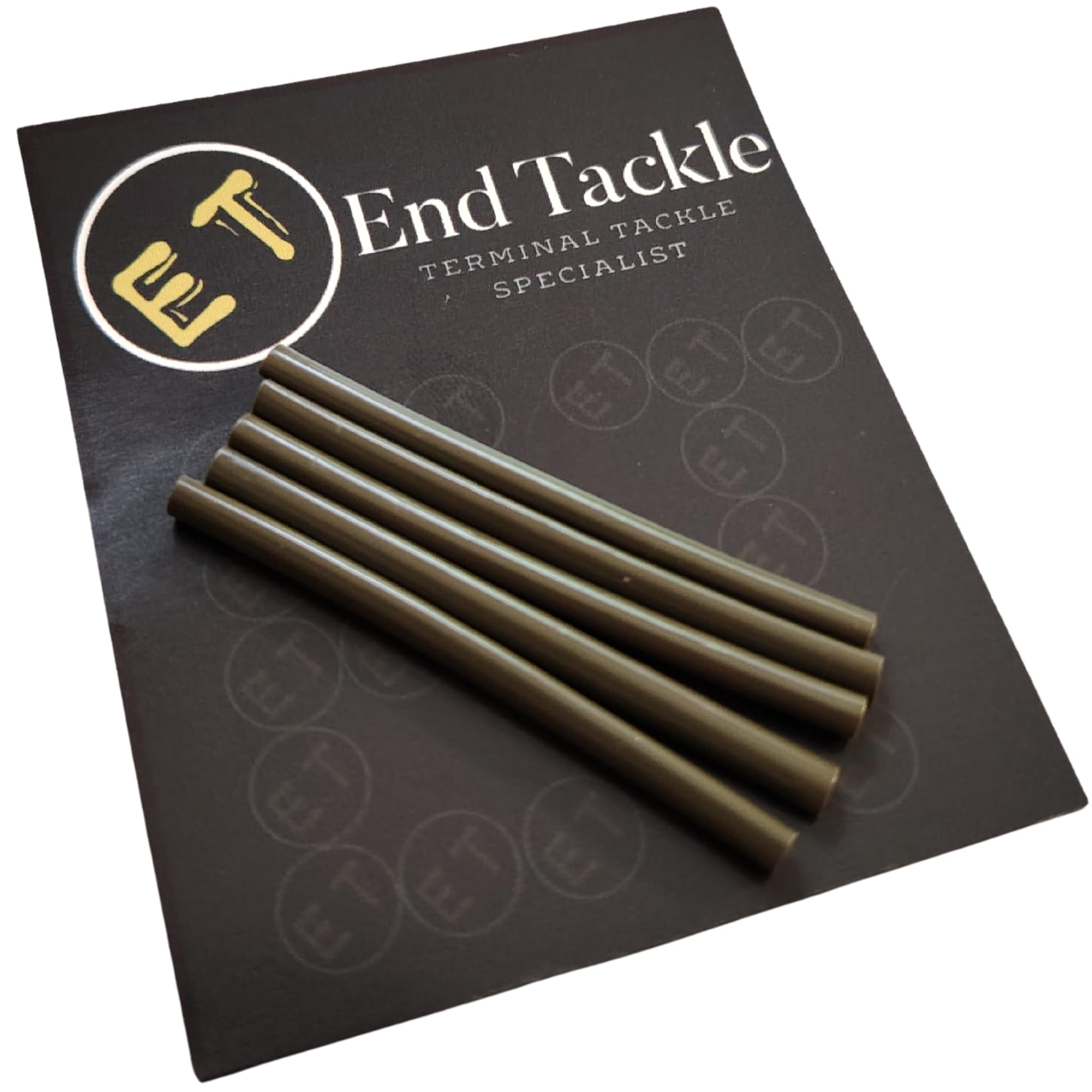 End Tackle Heat Shrink Tubing, Small 1.6mm, Medium 2.4mm, Large 3.6mm, 50mm Length, Black, Brown, Green, Terminalm Tackle (50, Green, 1.6mm (Small))