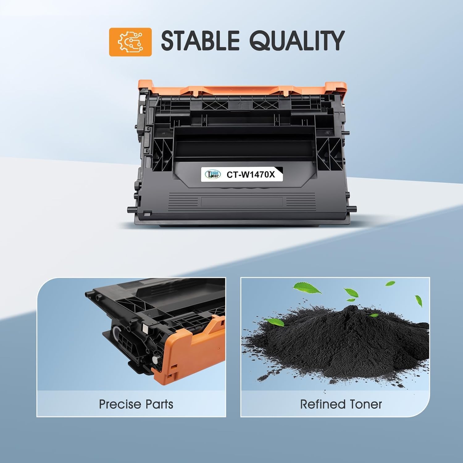 147X 147A Black Toner Cartridge M612 M611 Compatible Replacement for HP 147X W1470X for HP LaserJet Enterprise M611dn M611x M612dn M612x MFP M634h M635fht M635h M636fh Printer High Yield Ink 1 Pack