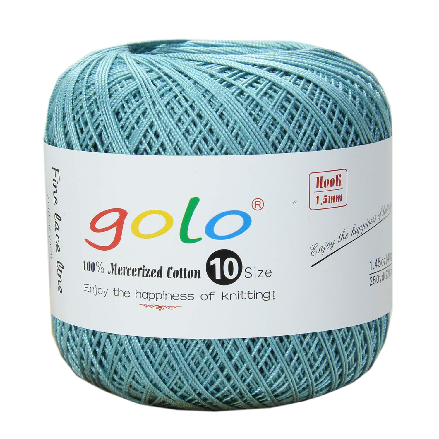 golo Strickgarn Häkelgarn Größe 10 für handgestricktes Häkelgarn