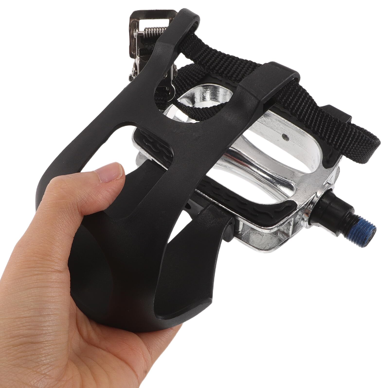GARVALON Pedales Antideslizantes para Bicicleta Estática 1/2 Negros Repuestos de 2 Piezas con Superficie Texturizada Compatibles con Bicicletas de Fitness para Entrenamiento Casa y