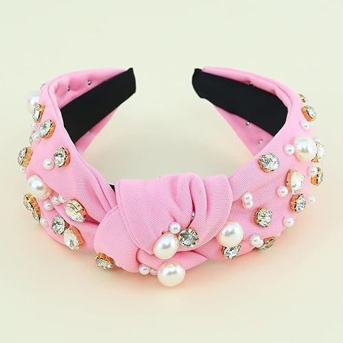 Miniatura 8 de FEDANS Diadema anudada para mujer con forma de corazón adornada con cristal mezcla de parte superior accesorios para el cabello para niñas